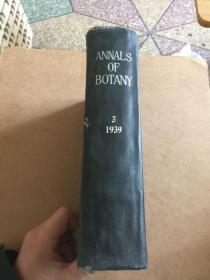 ANNALS OF BOTANY植物学年报三卷