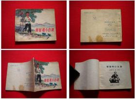 《铁娃与小白鸽》，60开集体绘，山东1975.1出版8品， 2497号，连环画