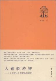 大乘般若智：《大智度论》菩萨思想研究