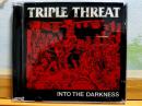 原版CD Triple Threat 三重威胁乐队 Into The Darkness