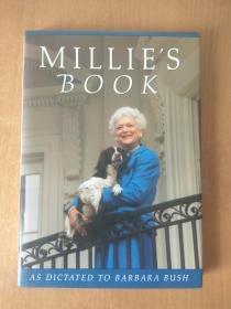 Millie's Book As Dictated To Barbara Bush  米莉的书  美国总统老布什夫妇有两页亲笔签名和留言 赠给李小琳的 保真