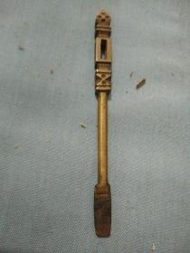 清代中医手术工具铜把带工艺