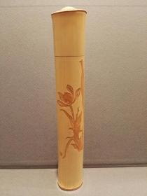 兰花竹香筒