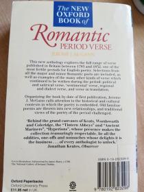 New Oxford Book of Romantic Period Verse