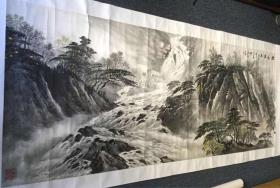 画家周天（周智慧）大幅