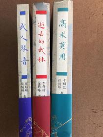 （共3册）徐皓峰逝去的武林系列：《逝去的武林》、《高术莫用》、《武人琴音》