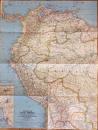 现货 national geographic美国国家地理地图1964年2月Northwestern South America南美洲西北部
