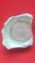 龙泉窑瓷片（2）----元代龙泉窑大碗残片（ 北京金融街英蓝大厦南侧挖坑时出土，离地表约2.5米，本人亲自采集）