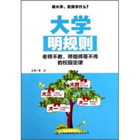 大学明规则 管浩 吉林出版集团有限责任公司 9787546356686