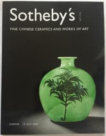 sotheby 伦敦苏富比 2005年7月13日 中国重要瓷器及工艺品拍卖图录 fine chinese ceramics works of art 宋瓷 造像 青铜器 玉器 陶瓷 竹刻 佛像