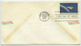 1962年美国水星计划太空探索邮票首日封