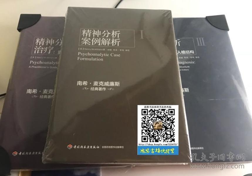 精神分析案例解析 精神分析治疗 实践指导 精神分析诊断 理解人格结构 万千心理 精神分析心理学入门研究指南心理咨询师