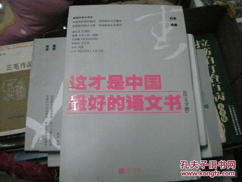 这才是中国最好的语文书：散文分册