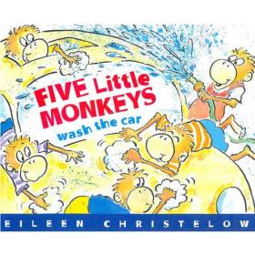 Five Little Monkeys Wash the Car 五只小猴子洗汽车