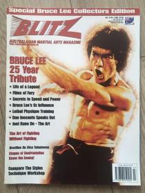 李小龙25周年纪念英文版杂志 bruce lee