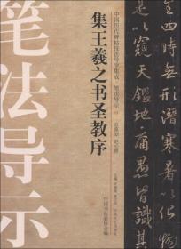 中国历代碑帖技法导学集成·笔法导示（13）：集王羲之书圣教序