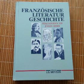 Jurgen Grimm. Hrg / Französische Literatur Geschichte 《法国文学史》德文原版 精装大开