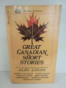 加拿大经典短篇小说集 Great Canadian Short Stories (Laurel 1971年版) (加拿大) 英文原版书