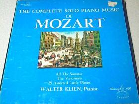 RECORDS MOZART PIANO MUSIC 莫扎特的钢琴音乐唱片