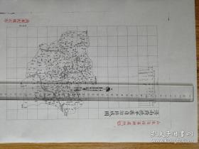 济南府德平县自治区域图【该地最早的按比例尺绘制的地图】