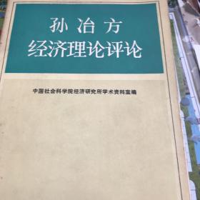 孙冶方经济理论评论