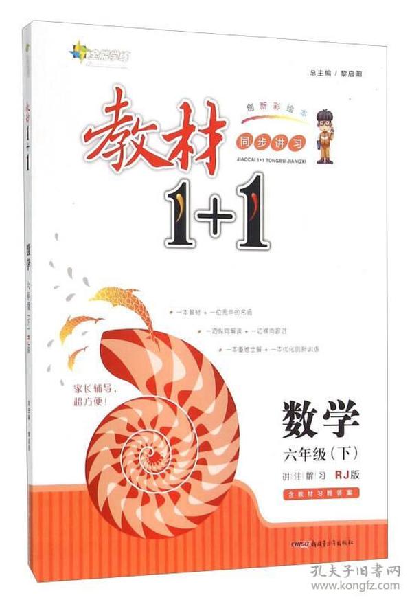 教材1+1同步讲习：数学（六年级下 RJ版 创新彩绘本）