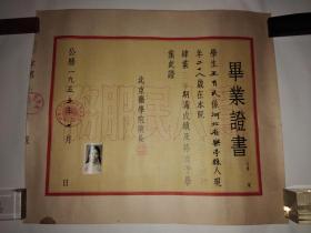 1955年北京医学院毕业证