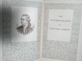 THE AUTOBIOGRAPHY OF EDWARD GIBBON（1907年出版印刷目前网上孤本）