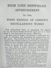 THE AUTOBIOGRAPHY OF EDWARD GIBBON（1907年出版印刷目前网上孤本）