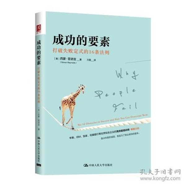 成功的要素：打破失败定式的16条法则