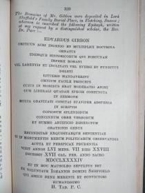 THE AUTOBIOGRAPHY OF EDWARD GIBBON（1907年出版印刷目前网上孤本）