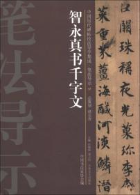 中国历代碑帖技法导学集成·笔法导示（17）：智永真书千字文