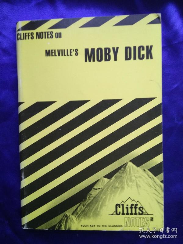 CliffsNotes on Melville's Moby-Dick 梅尔维尔 白鲸记