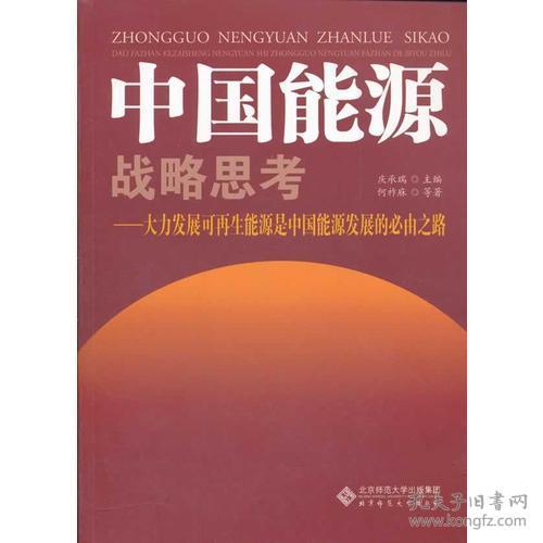 中国能源战略思考:大力发展可再生能源是中国能源发展的必由之路