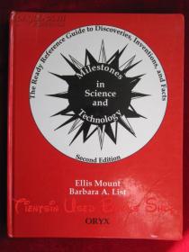 Milestones in Science and Technology: The Ready Reference Guide to Discoveries, Inventions, and Facts（Second Edition）科学与技术的里程碑：发现、发明和事实的现成参考指南（第2版 货号TJ）