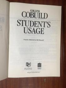 柯林斯Cobuild学生英语用法词典 DICTIONARY    COLLINS COBUILD STUDENT’S USAGE