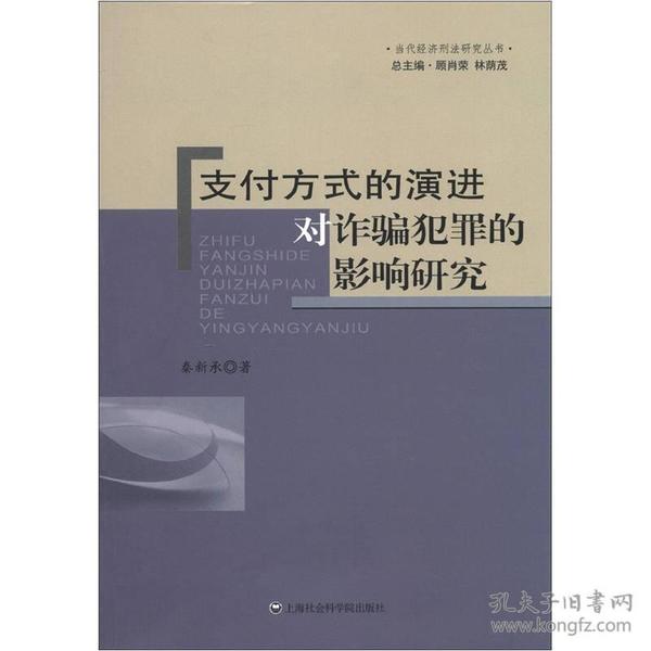 当代经济刑法研究丛书：支付方式的演进对诈骗犯罪的影响研究