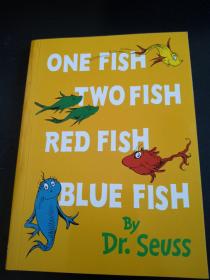 ONE FISH TWO FISH RED FISH BLUE FISH BY DR.SEVSS彩绘本