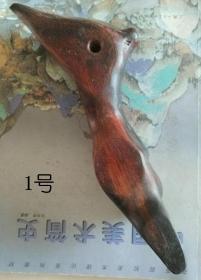 红酸枝天鹅头笔架