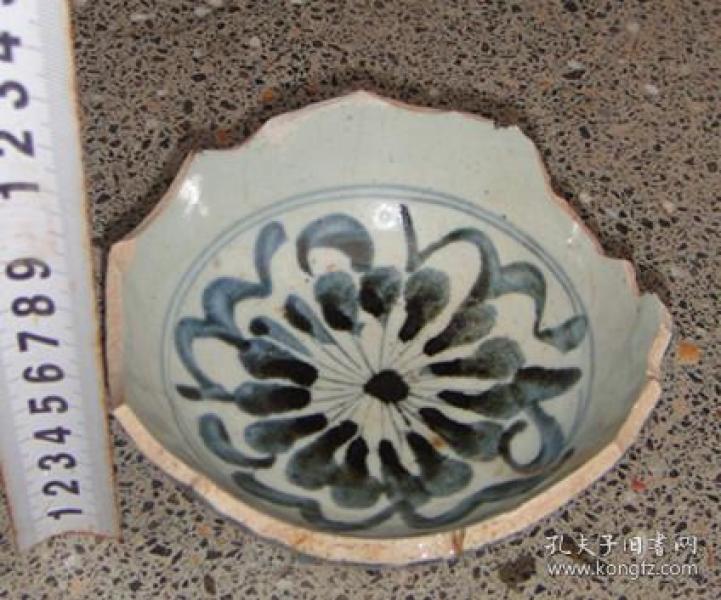 老青花碗底