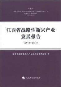 江西省战略性新兴产业发展报告:2010-2013