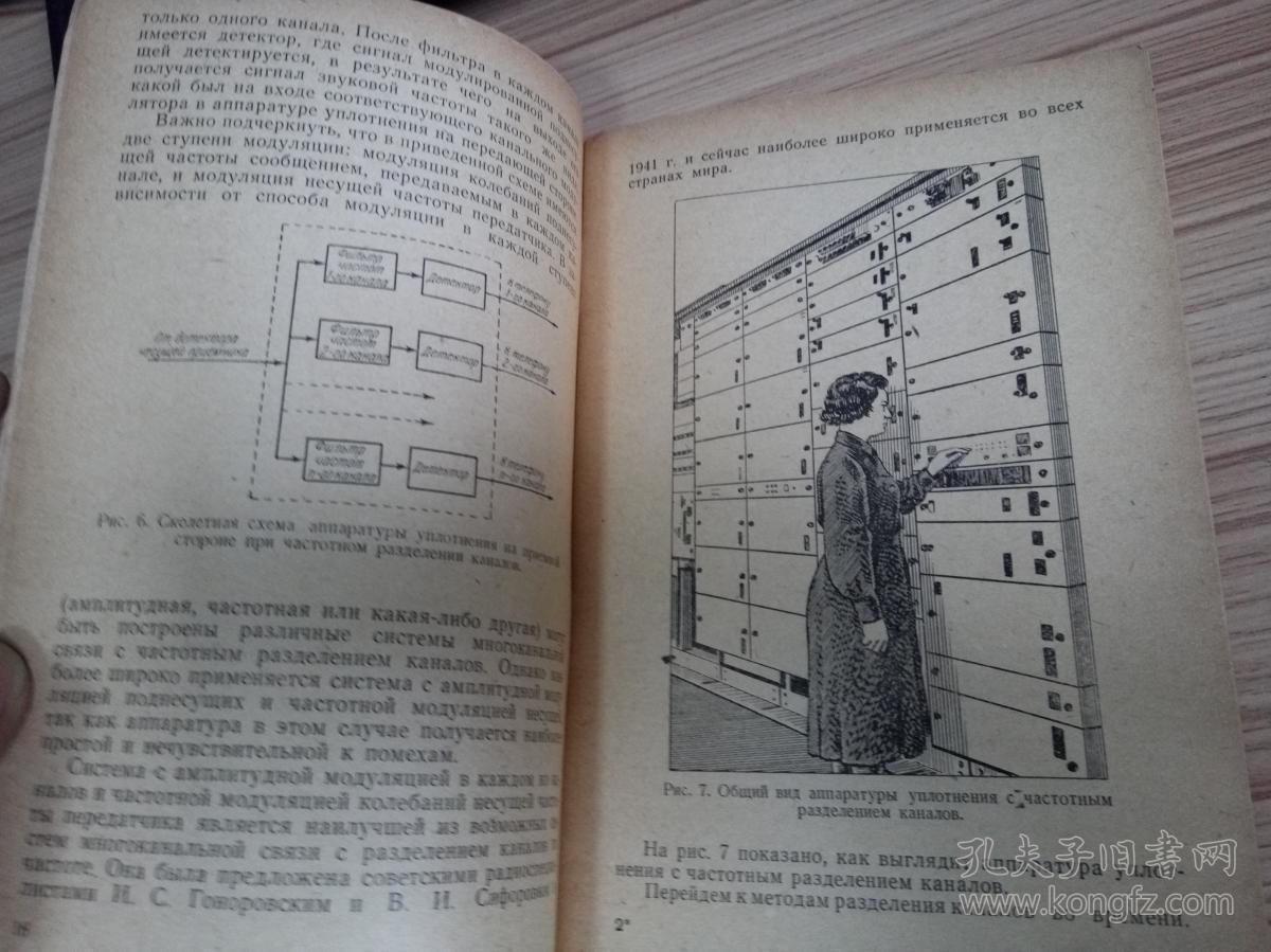 【俄文原版】通信无线电中继线路（32开）