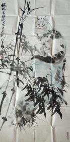 中国著名书画家刘沛其国画作品：猫