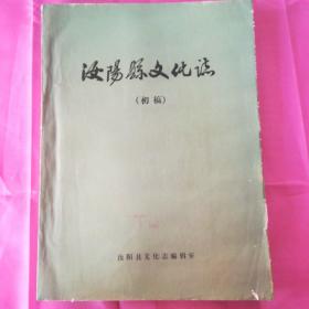 汝阳县文化志（初稿）