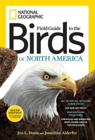 英文原版书 全新 National Geographic Field Guide to the Birds of North America, Sixth Edition