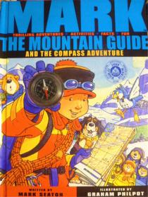 英文原版 少儿绘本百科 Mark the mountain guide and the compass adventure 山川探险指南(附小指南针)