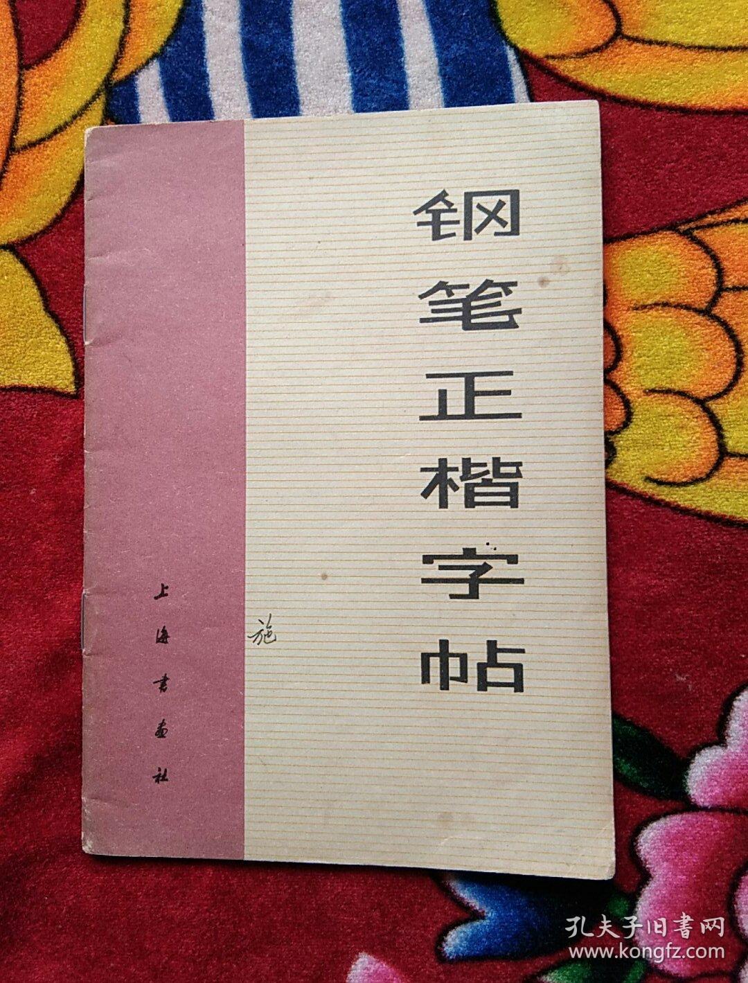 钢笔正楷字帖（实物拍照