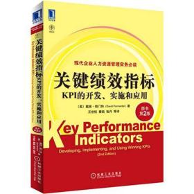 关键绩效指标：KPI的开发、实施和应用