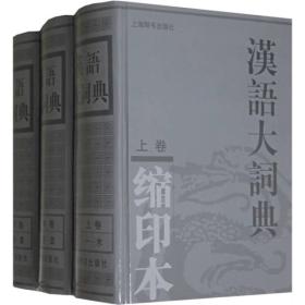 汉语大词典（缩印本）（上中下）