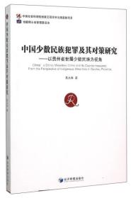 中国少数民族犯罪及其对策研究：以贵州省世居少数民族为视角